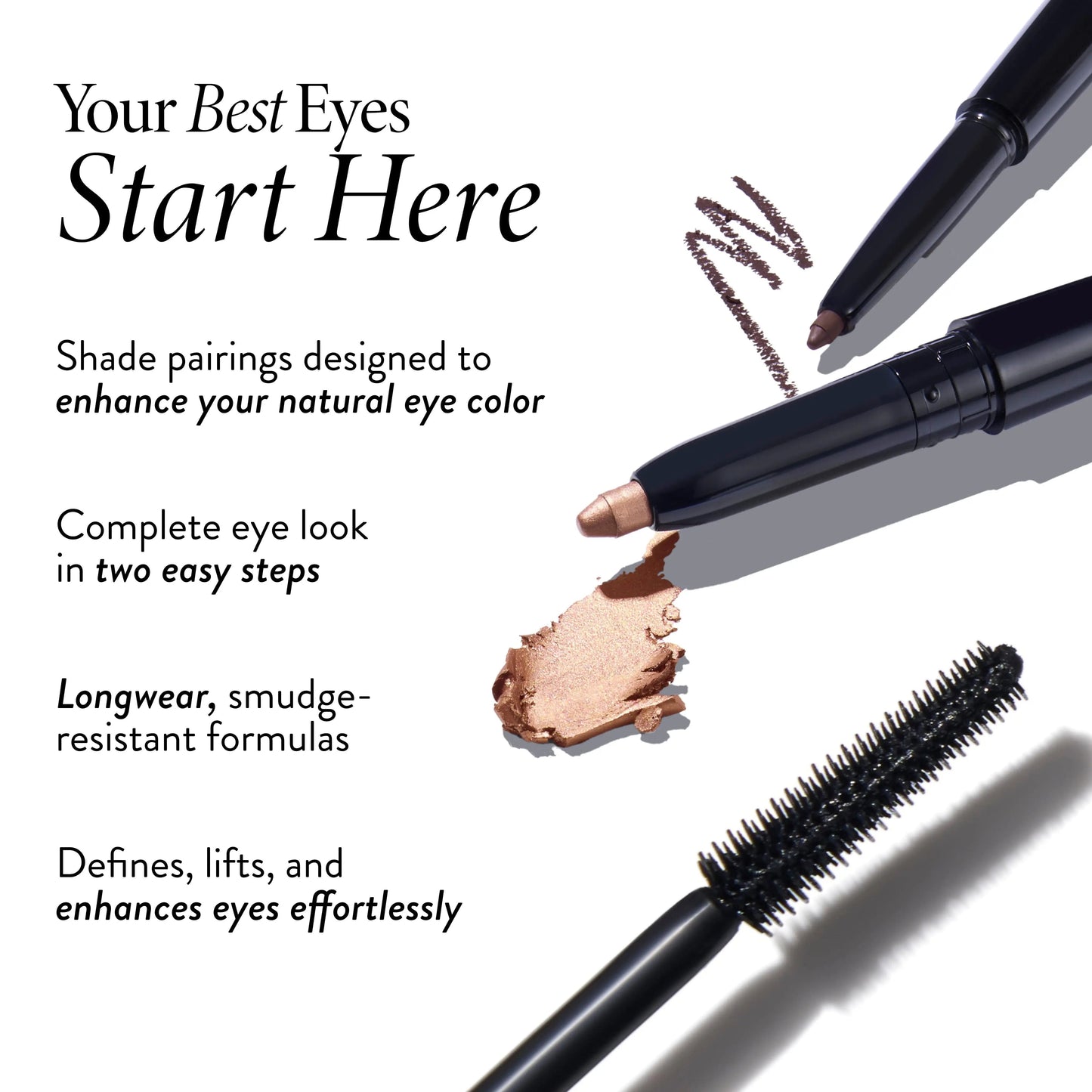 🔥Limited-time offer🔥 Plenumjoy 2-in-1 Eye Duo — Mascara + Eye Stick in One!