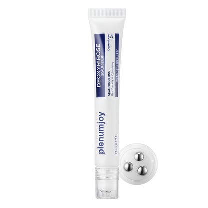 Deoxyribose Scalp Serum | For Fuller-Looking Hair & Scalp Strengthening Roll-On Serum | Deoxyribose, Rosemary, EGF, Caffeine.