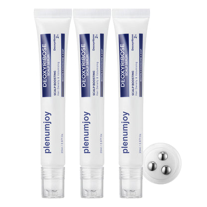 Deoxyribose Scalp Serum | For Fuller-Looking Hair & Scalp Strengthening Roll-On Serum | Deoxyribose, Rosemary, EGF, Caffeine.