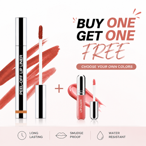 Build Your Own Lip Kit – Peel-Off Lip Liner & Lip Glaze Elixir Duo