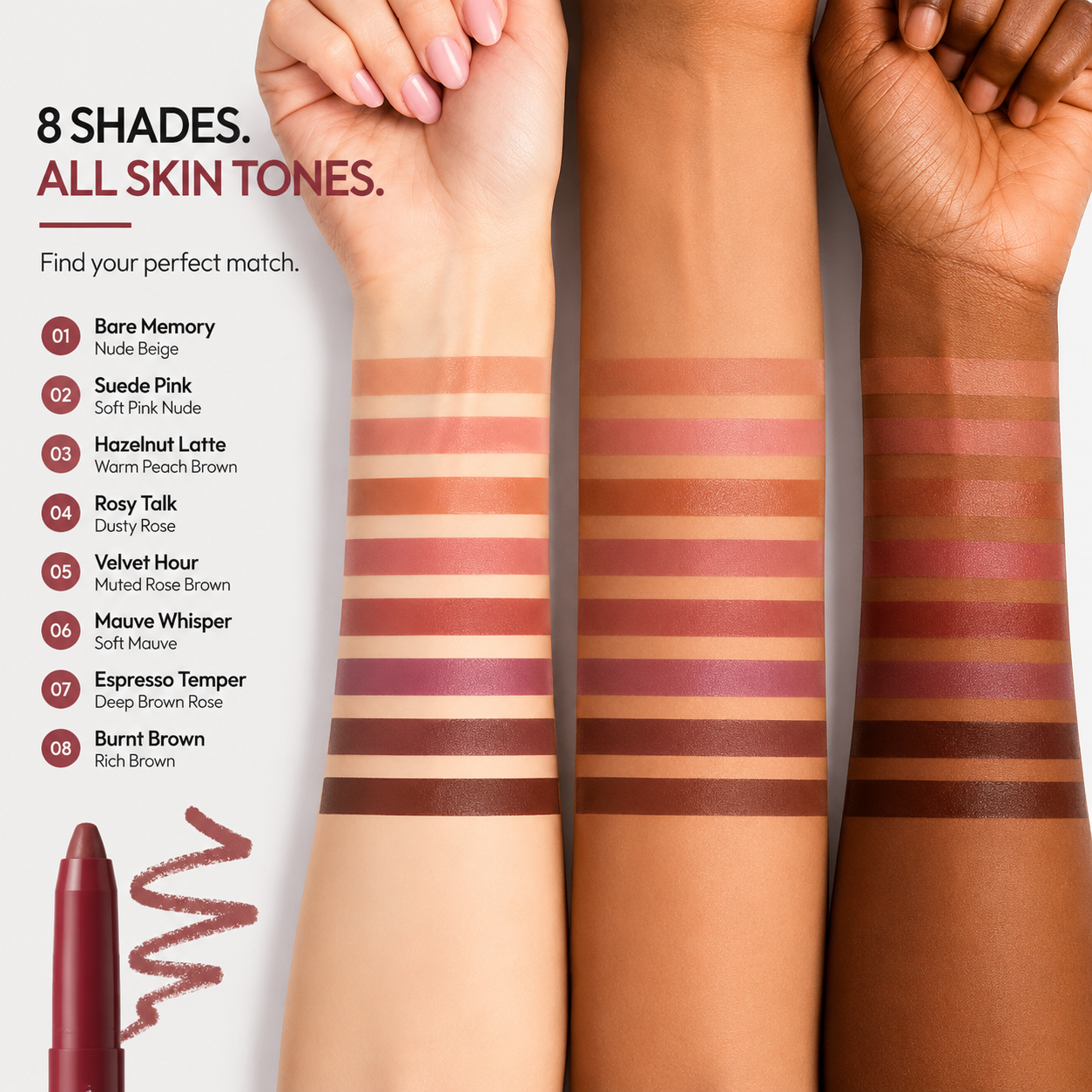 Last Chance! BOGO Free on Plenumjoy Lip Liner ⏳ Melt-on-your-lips creaminess, effortless blending, and smooth definition. Don’t wait—grab your perfect shades before the deal ends tonight!