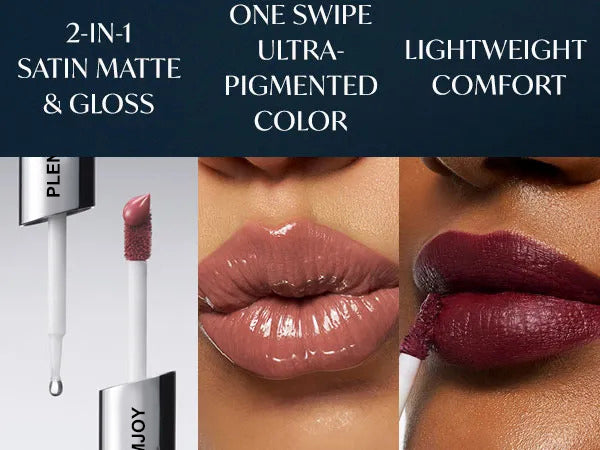 Plenumjoy perfect Twin Lip ¡ª Dual-Ended Liquid Lipstick with Velvet Matte Color and Glossy Shine