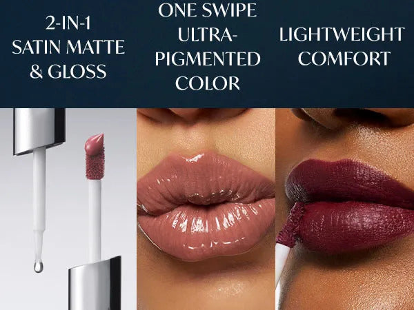 Plenumjoy perfect Twin Lip ¡ª Dual-Ended Liquid Lipstick with Velvet Matte Color and Glossy Shine