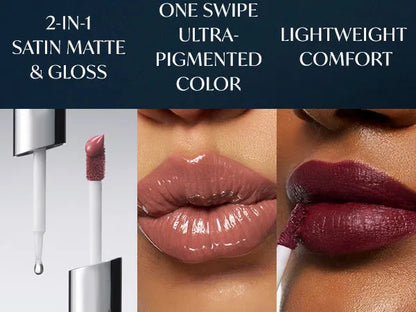 Plenumjoy perfect Twin Lip ¡ª Dual-Ended Liquid Lipstick with Velvet Matte Color and Glossy Shine