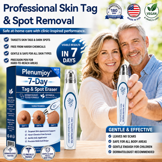 Official Brand Store | 🔥7-𝐷𝑎𝑦 Skin 𝗧𝐚𝐠 & 𝗦𝗽𝐨𝐭 𝐄𝐫𝒂𝒔𝒆𝒓 (Zero Pain, Zero 𝐒𝐜𝐚𝒓𝒔 Rollerball)
